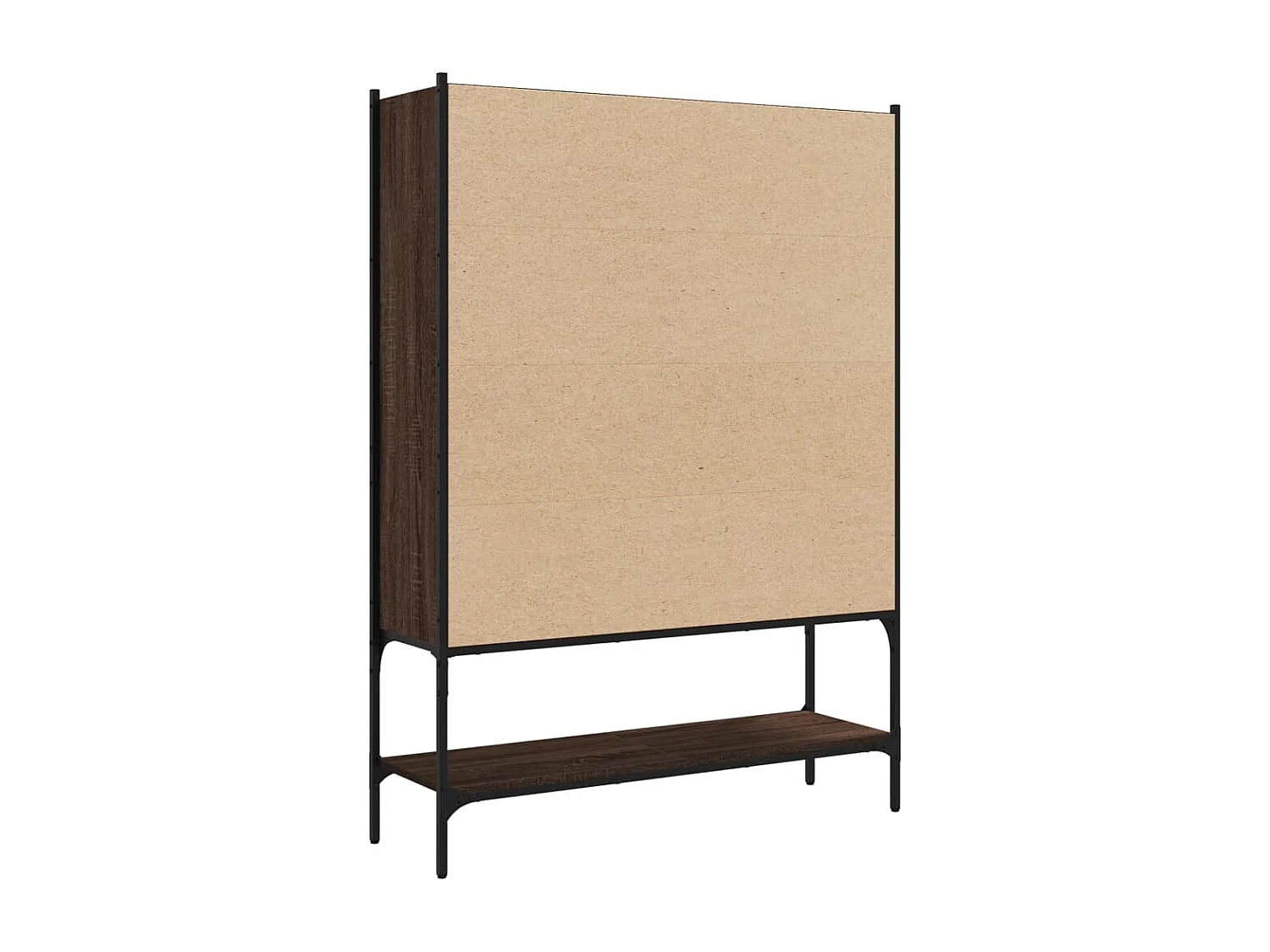 Bibliothèque chêne marron 102x30x141,5 bois d'ingénierie