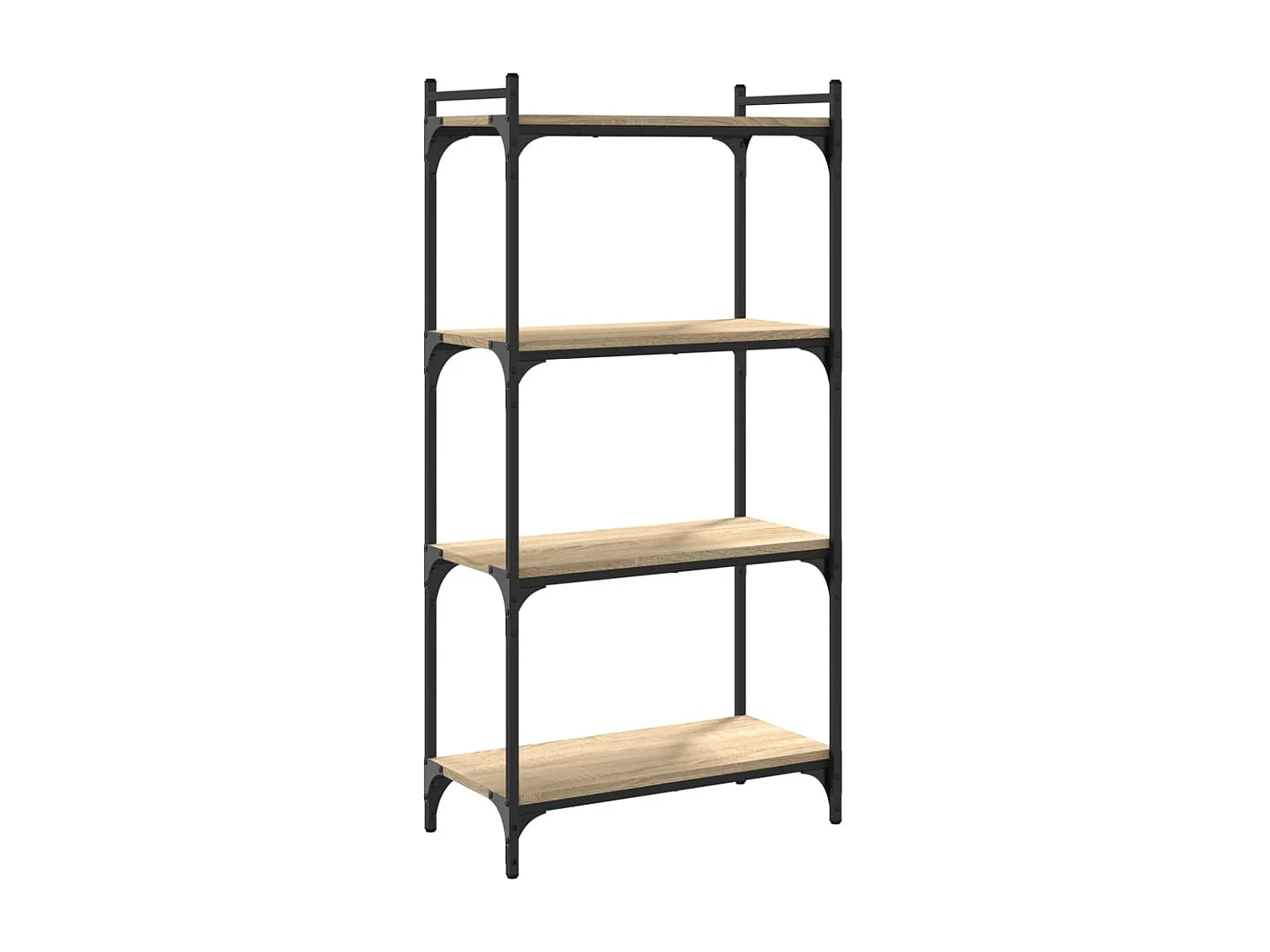 Bibliothèque à 4 niveaux chêne sonoma 60x30x120