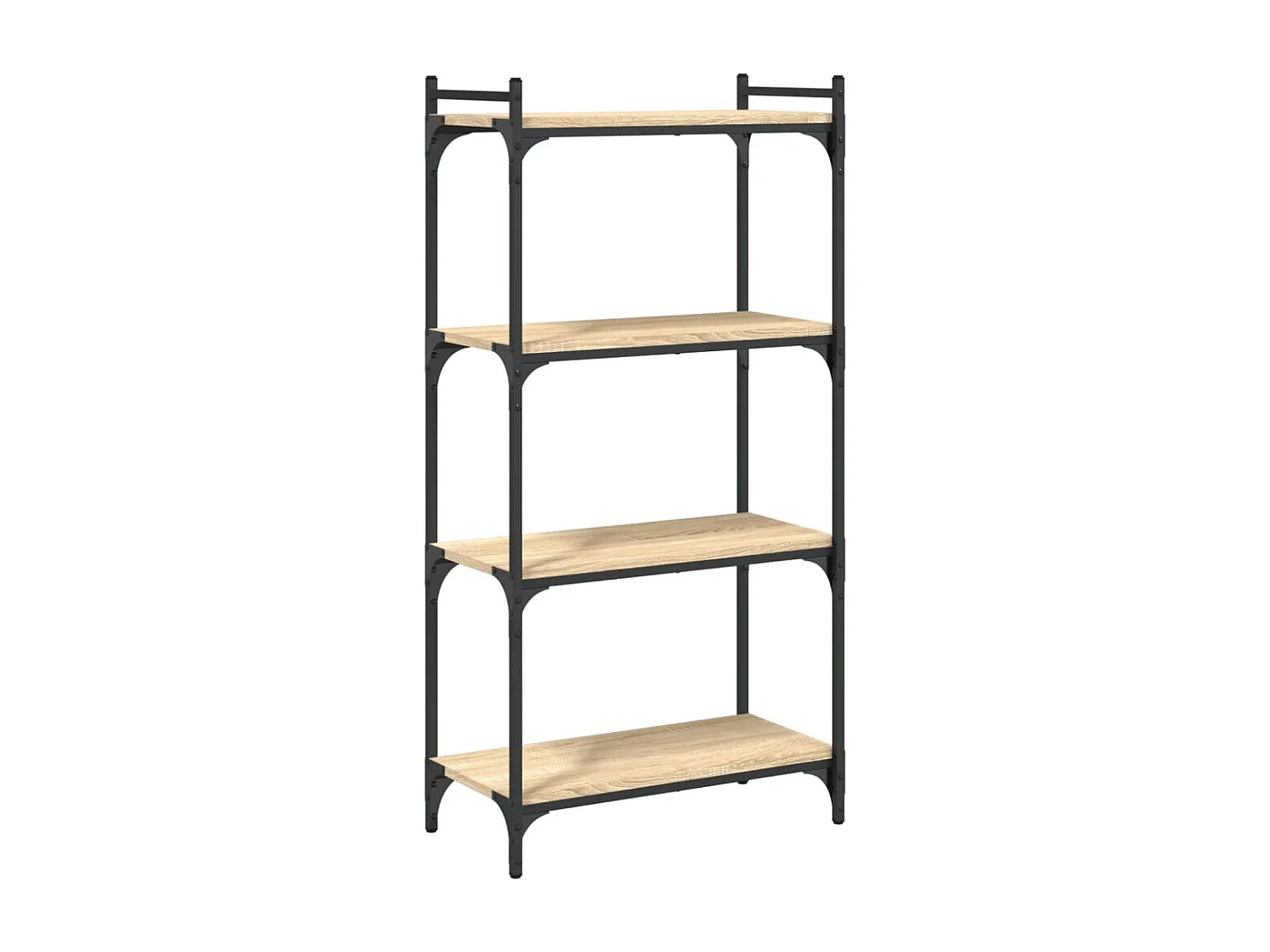 Bibliothèque à 4 niveaux chêne sonoma 60x30x120