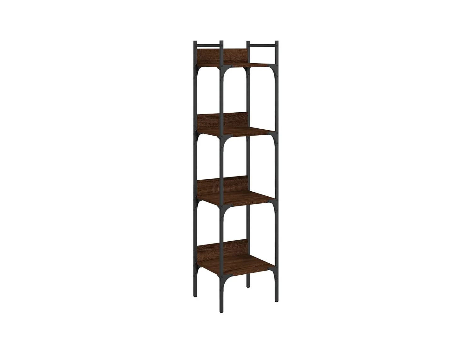 Bibliothèque à 4 niveaux chêne 35x30x138,5 bois d'ingénierie