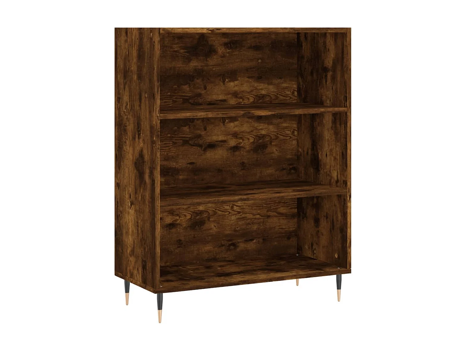 vidaXL Estantería madera de ingeniería roble ahumado 69,5x32,5x90 cm Marrón