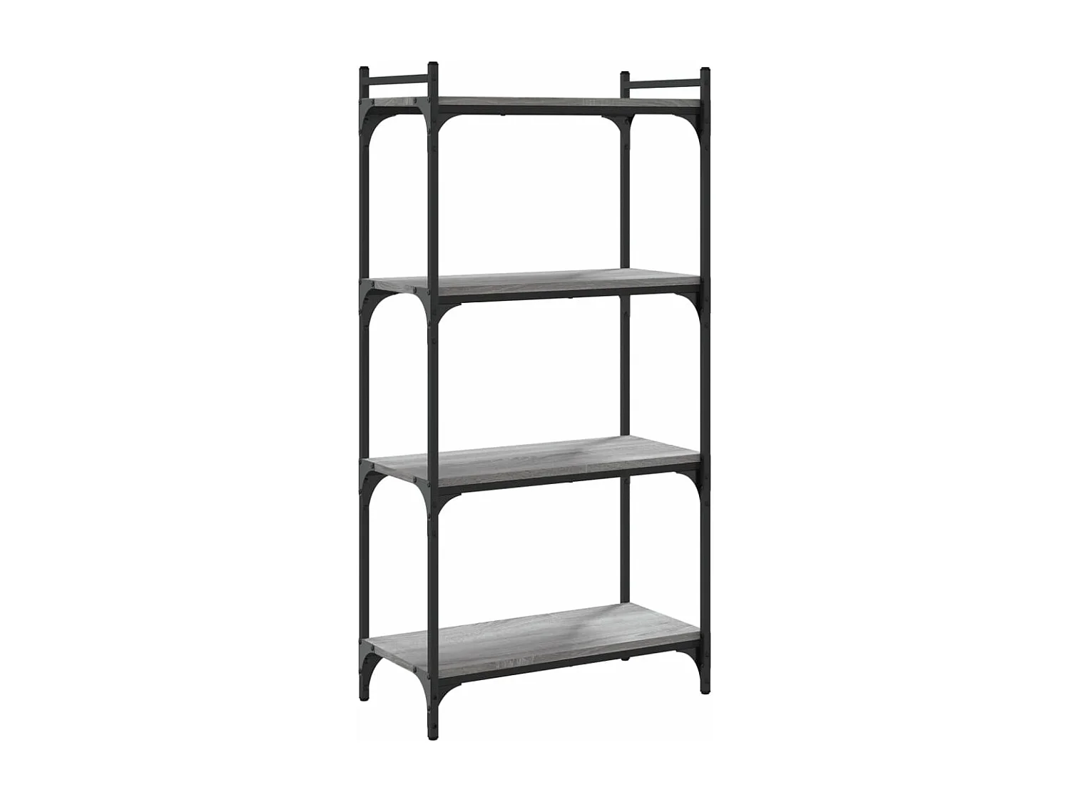 Bibliothèque à 4 niveaux sonoma gris 60x30x120