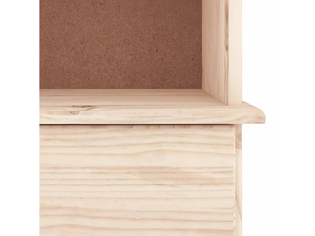 Bibliothèque avec tiroirs ALTA 60x35x142 bois massif de pin