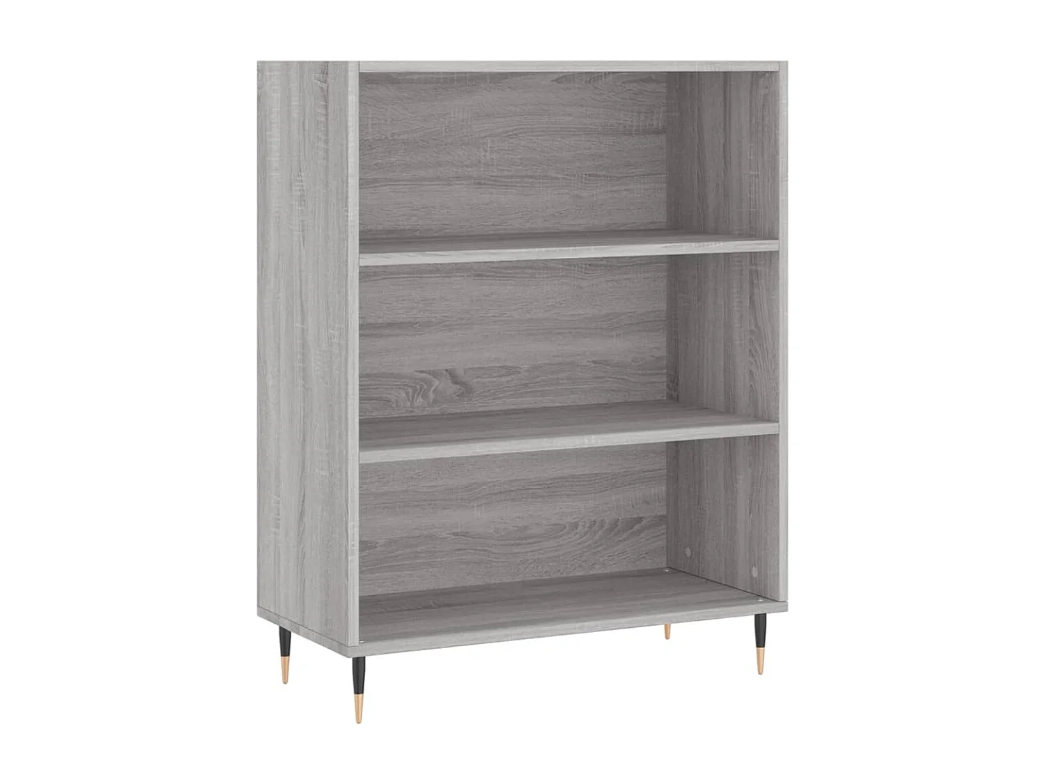 Bibliothèque sonoma gris 69,5x32,5x90 bois d'ingénierie