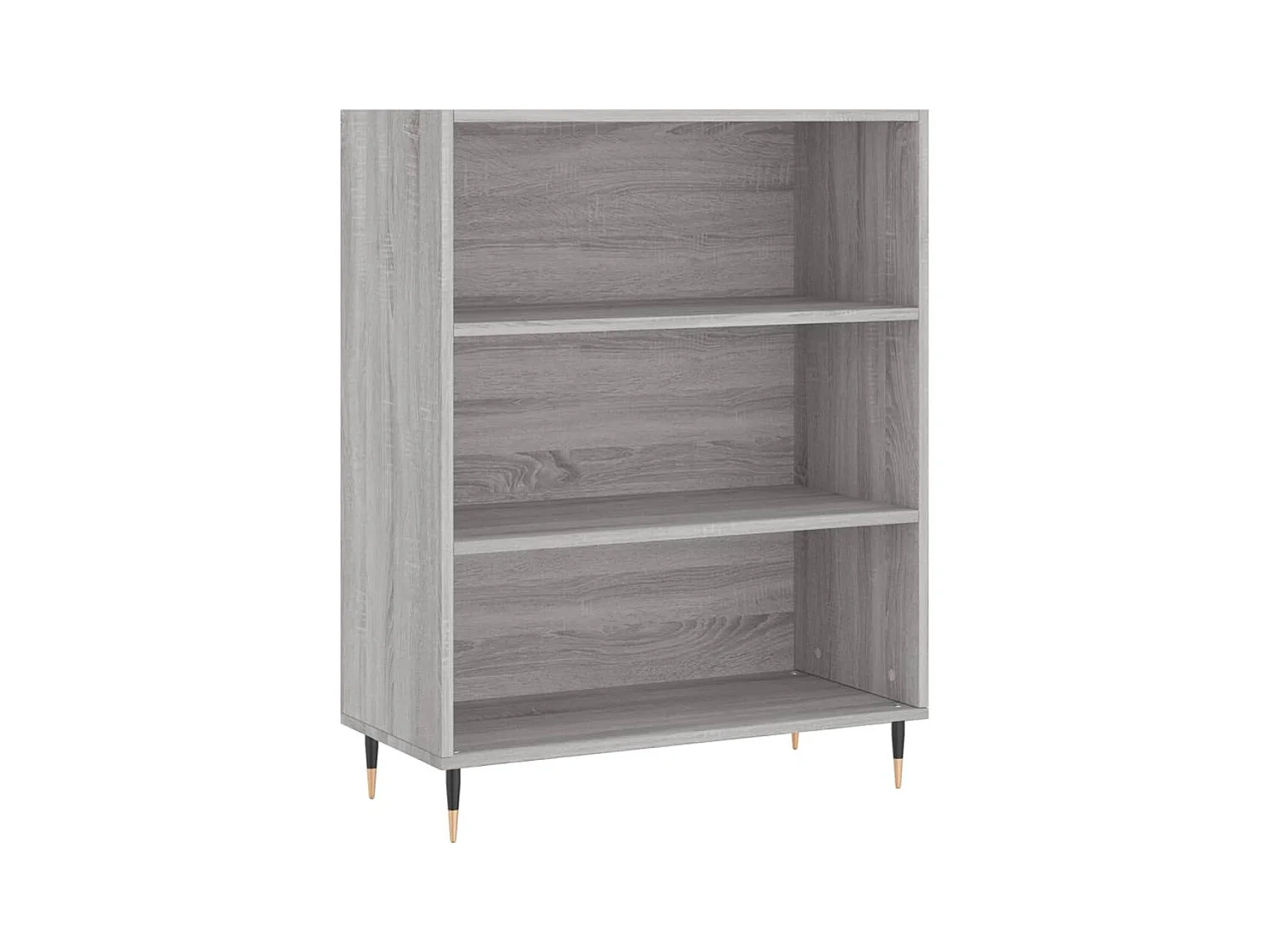 Bibliothèque sonoma gris 69,5x32,5x90 bois d'ingénierie