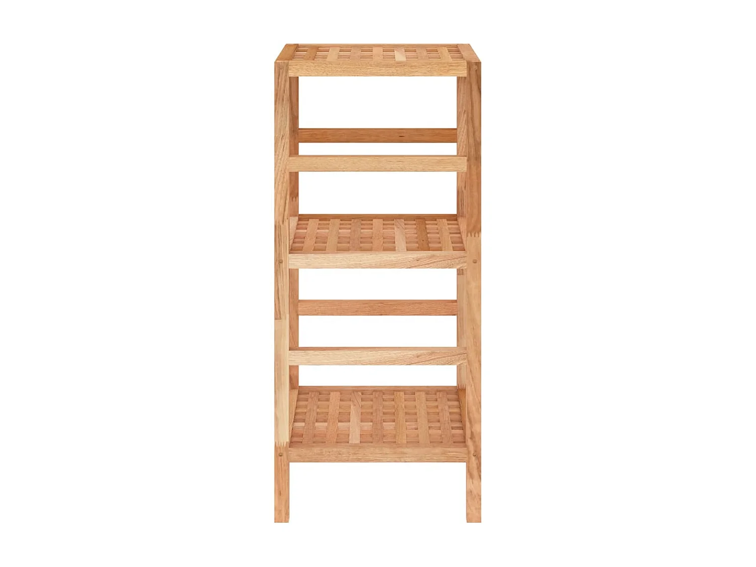 Étagère de salle de bain 35,5x35,5x79 Bois massif de noyer