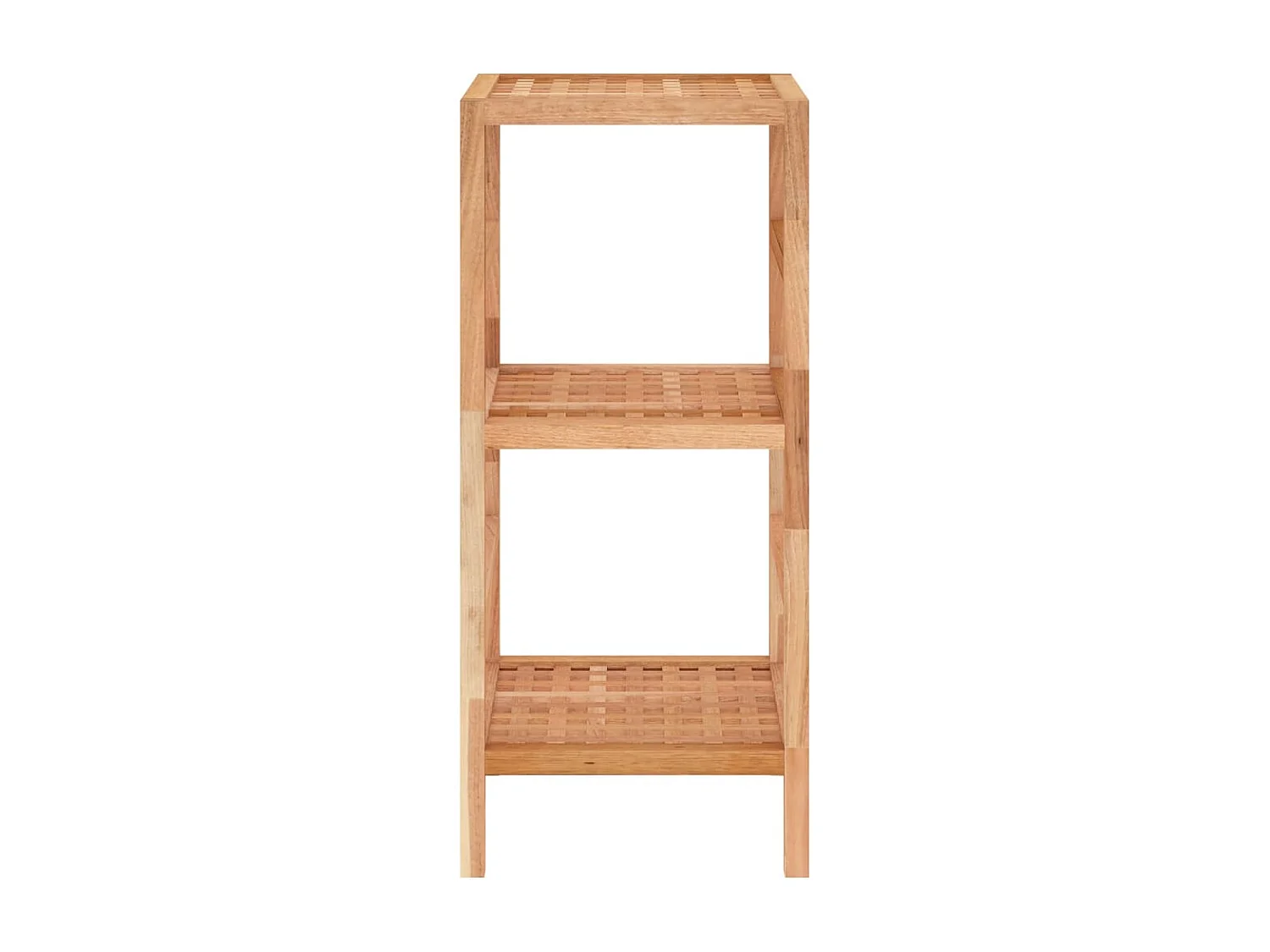 Étagère de salle de bain 35,5x35,5x79 Bois massif de noyer