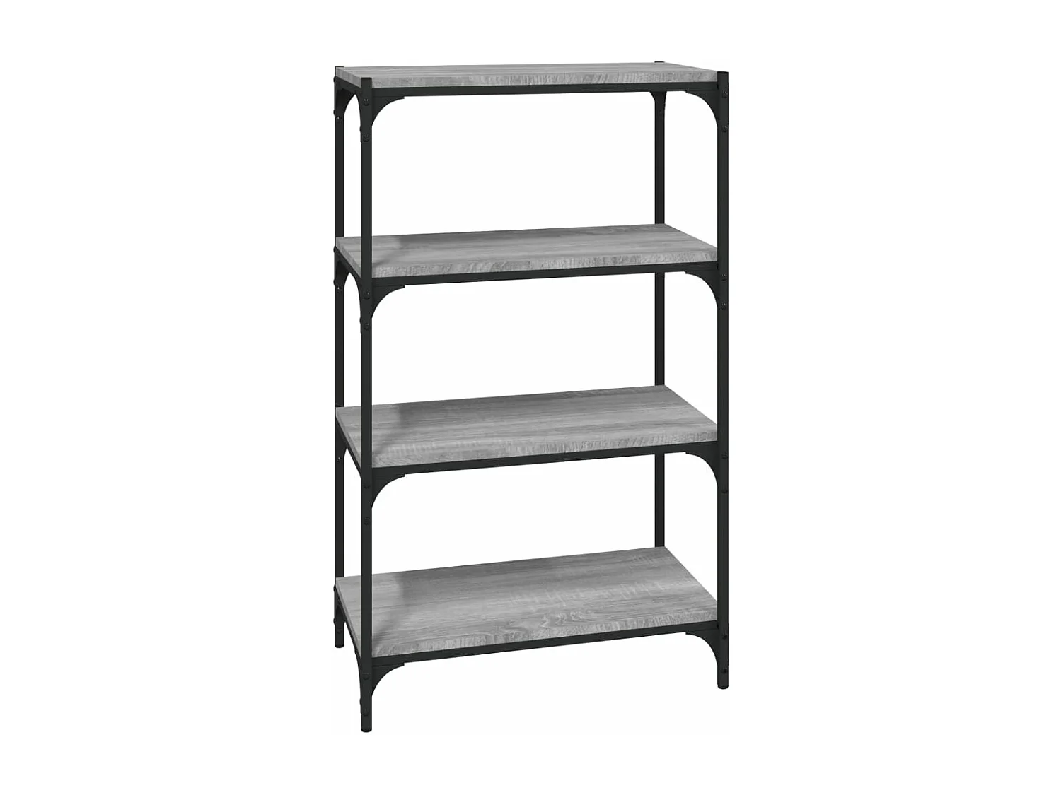 Bibliothèque Sonoma gris 60x33x100 Bois d'ingénierie acier