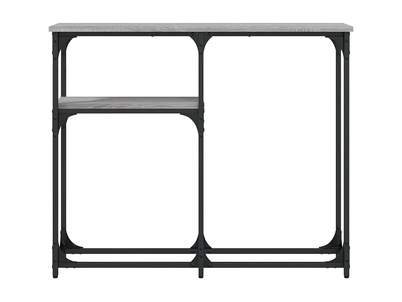 Table console sonoma gris 90x22,5x75 bois d'ingénierie