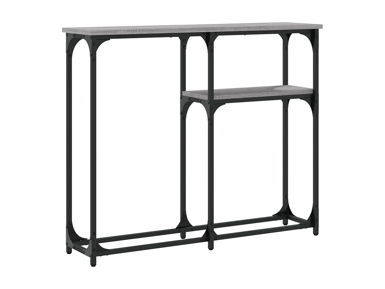 Table console sonoma gris 90x22,5x75 bois d'ingénierie