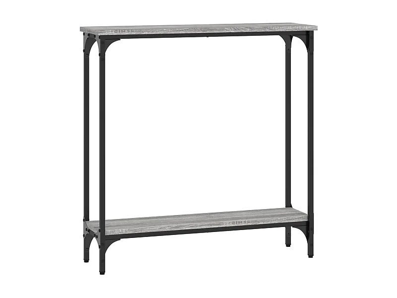 Table console sonoma gris 75x22,5x75 bois d'ingénierie