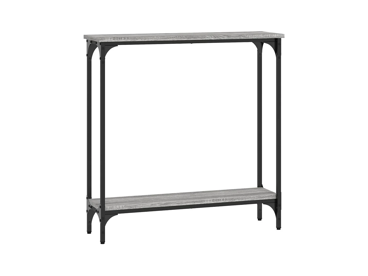 Table console sonoma gris 75x22,5x75 bois d'ingénierie