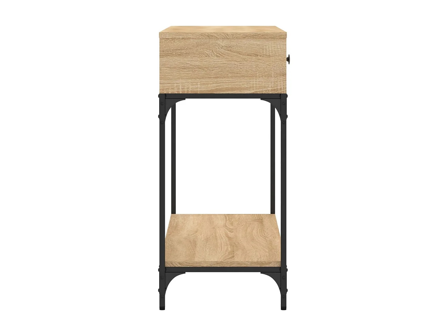 Wandtafel 100x34,5x75 cm bewerkt hout sonoma eikenkleurig