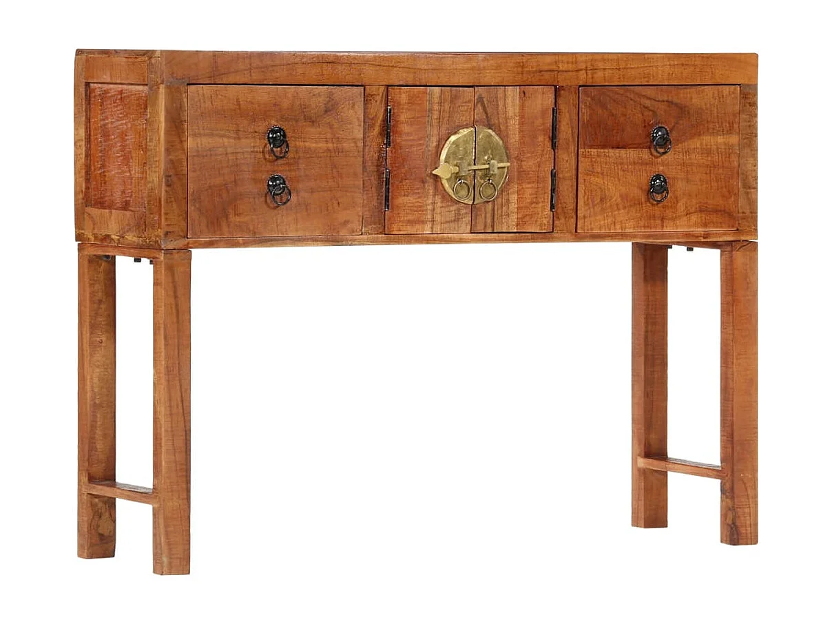 Table console 120x32x80 bois massif d'acacia