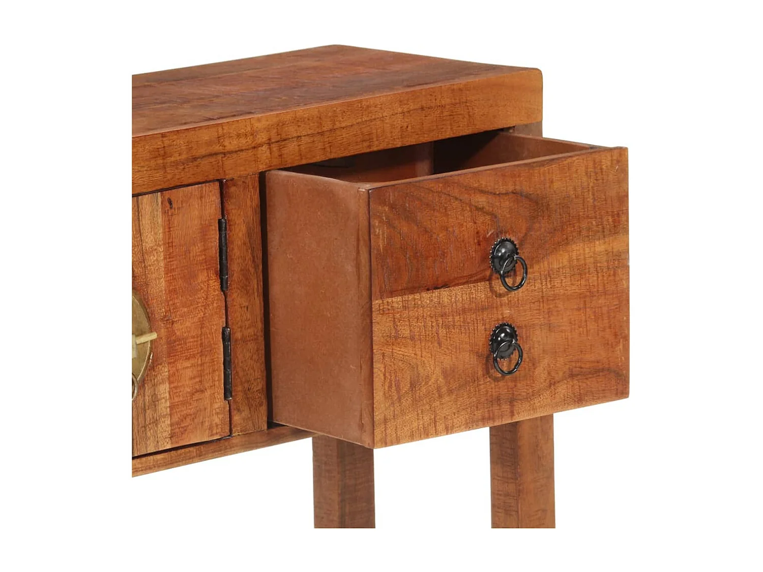 Table console 120x32x80 bois massif d'acacia