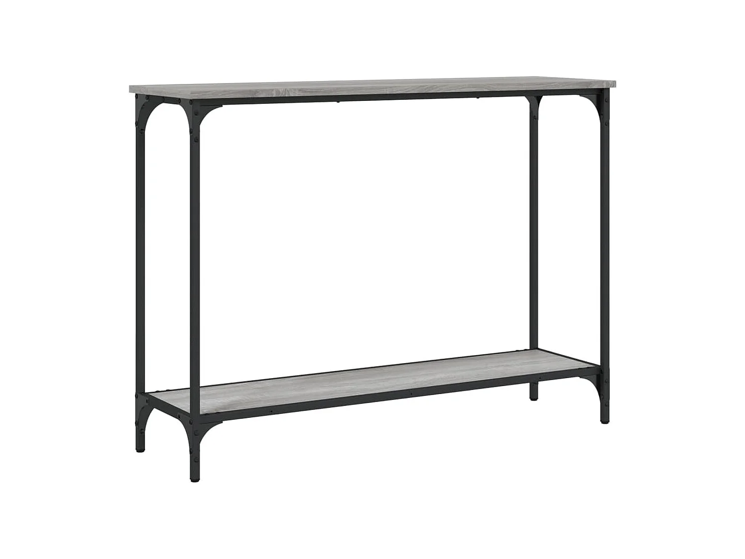 Table console sonoma gris 101x30,5x75 bois d'ingénierie
