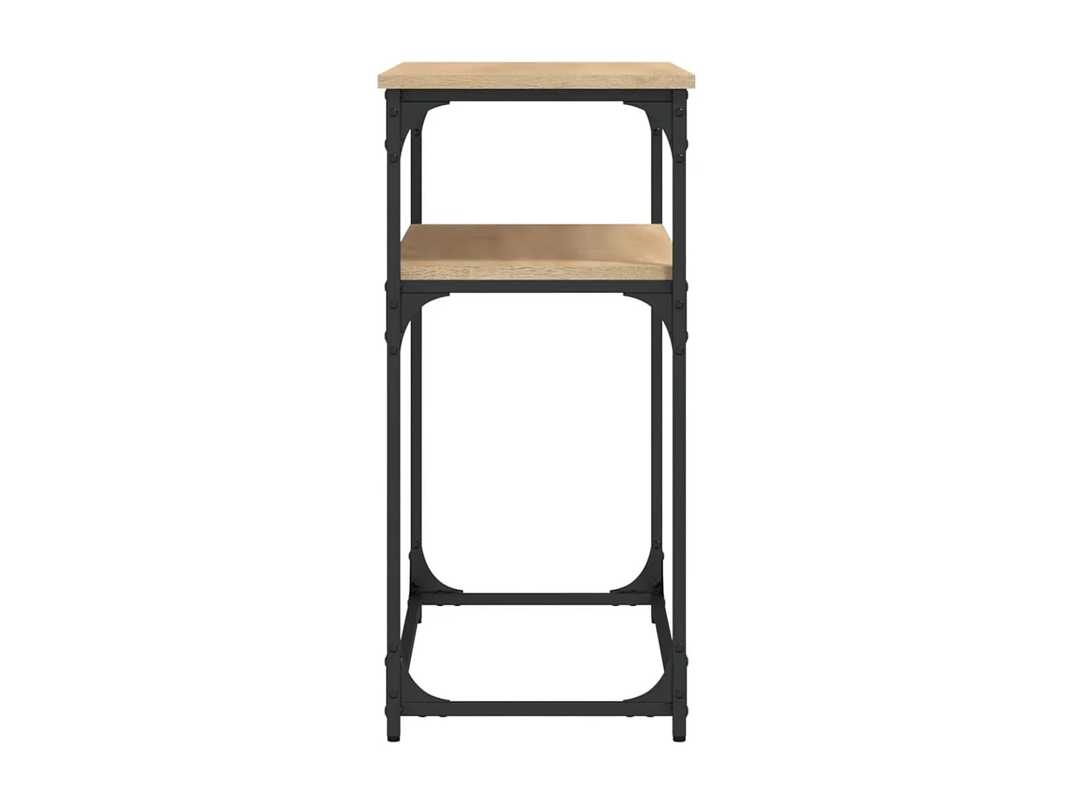 Table console chêne sonoma 100x35,5x75 bois d'ingénierie