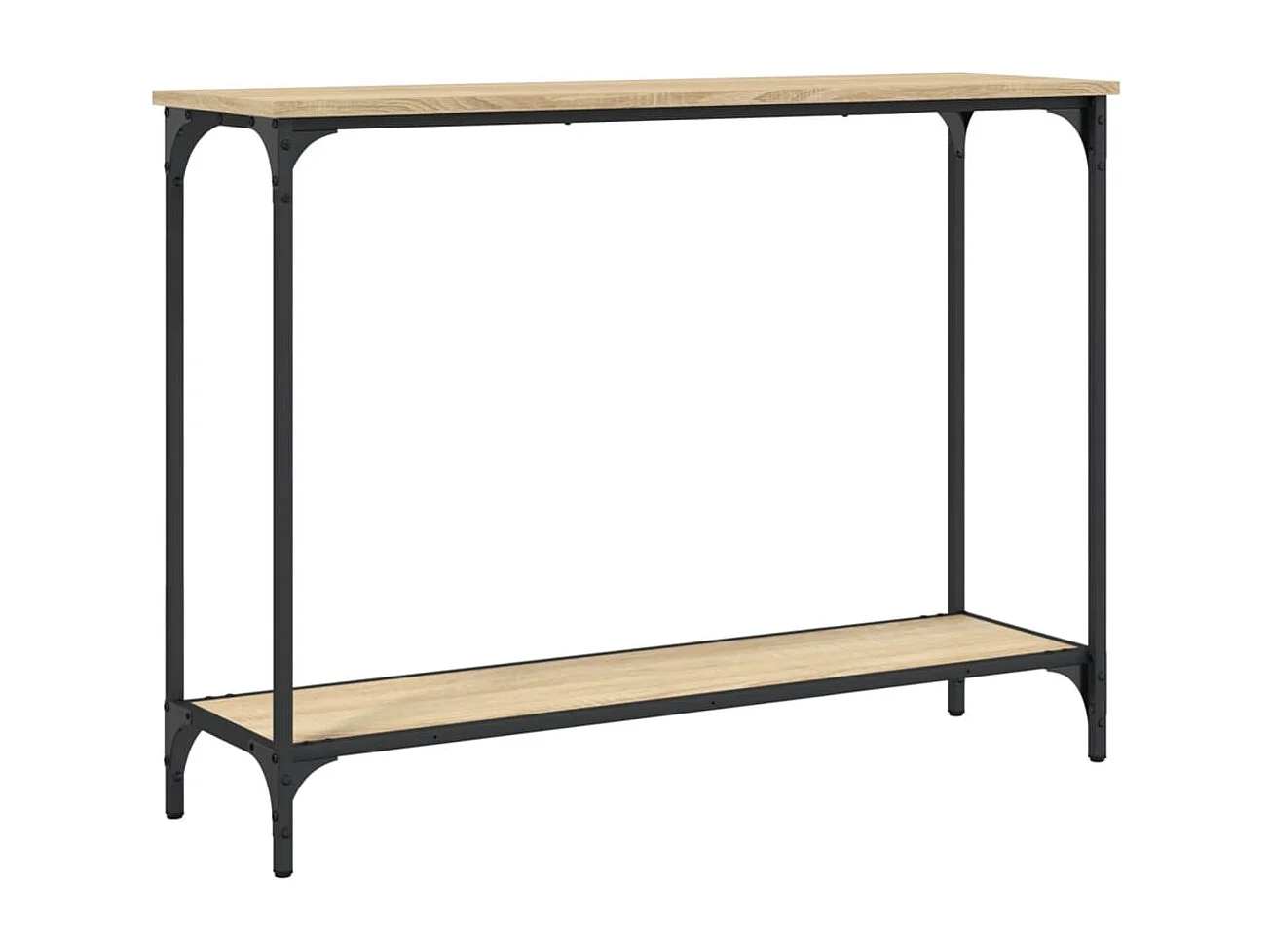 Table console chêne sonoma 101x30,5x75 bois d'ingénierie