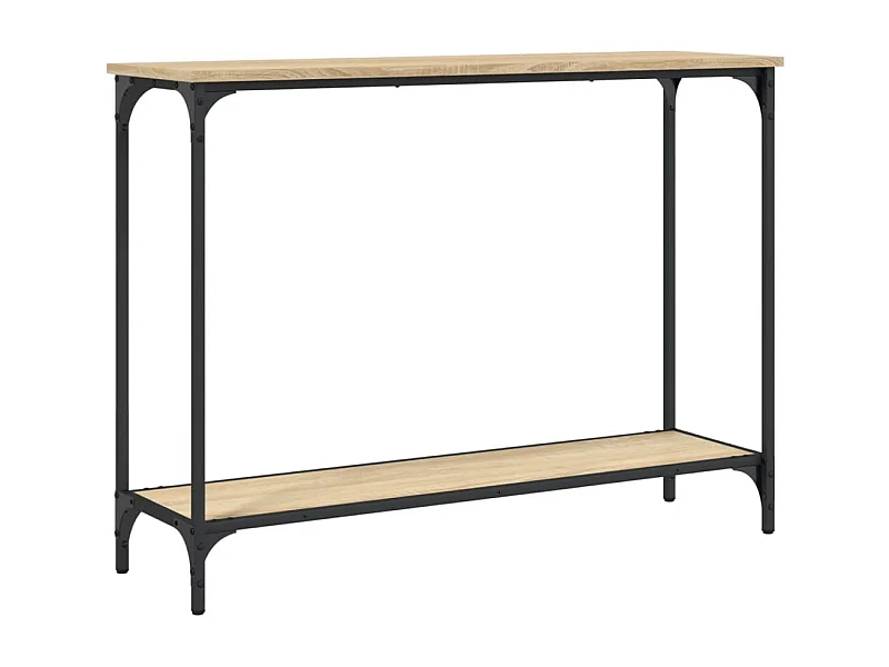 Table console chêne sonoma 101x30,5x75 bois d'ingénierie