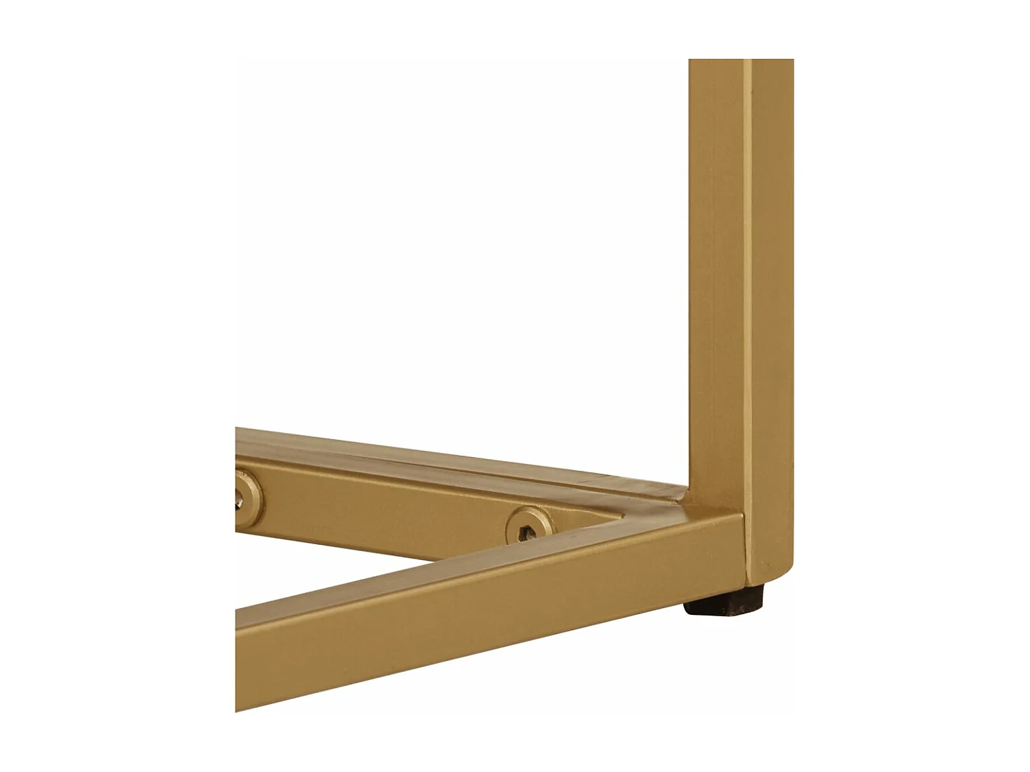 Table console 90x30x76 bois massif de manguier et fer