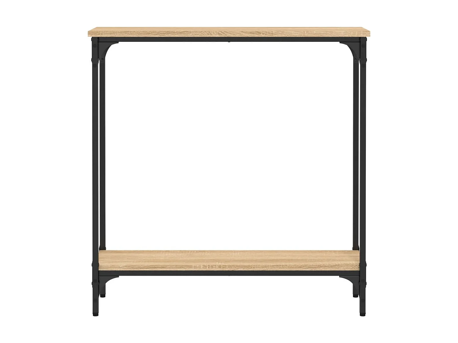 Table console chêne sonoma 75x22,5x75 bois d'ingénierie