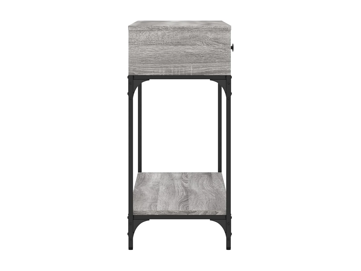 Table console sonoma gris 100x34,5x75 bois d'ingénierie
