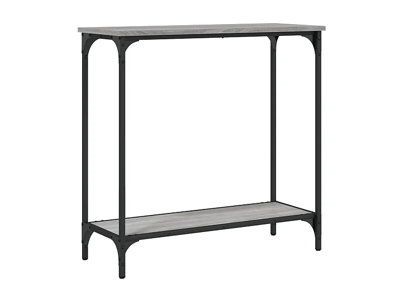 Table console sonoma gris 75x30,5x75 bois d'ingénierie