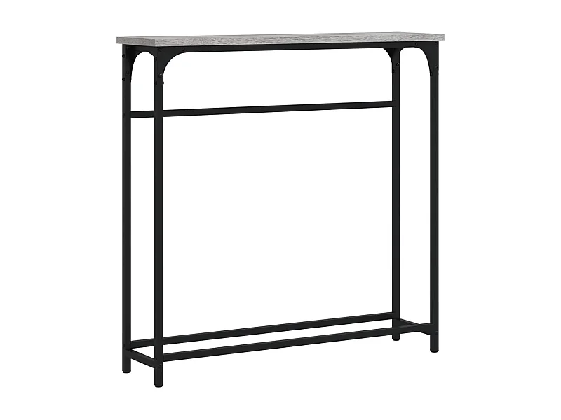 Table console sonoma gris 75x19,5x75 bois d'ingénierie