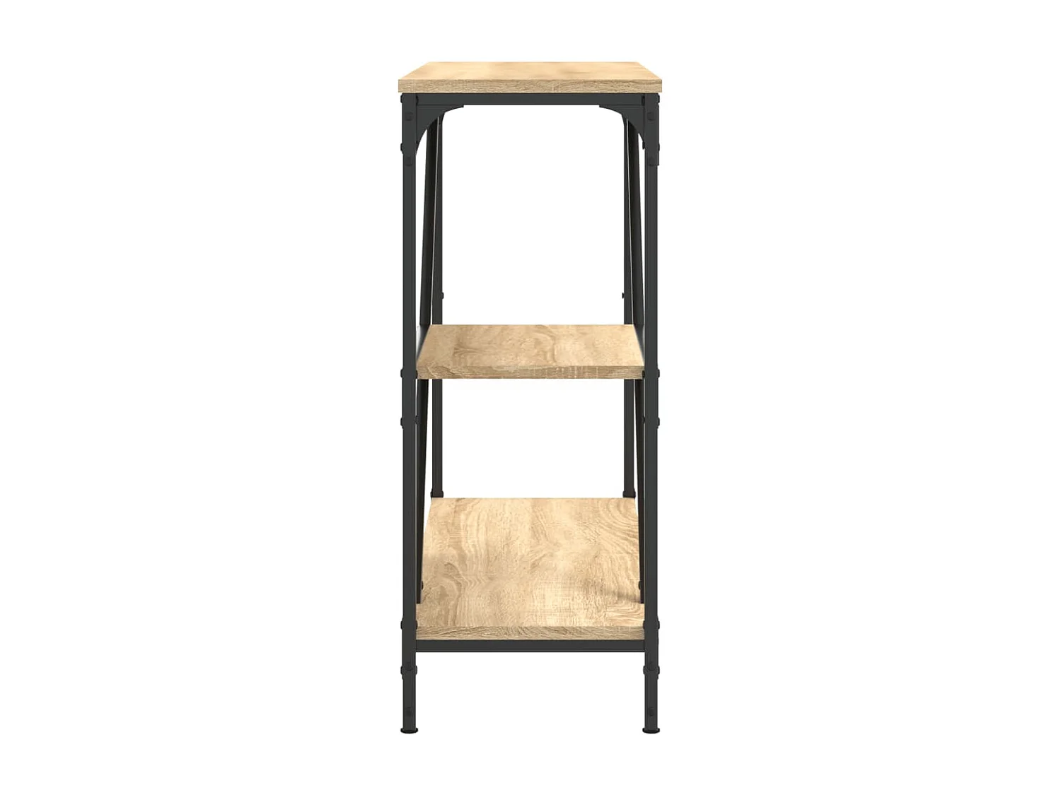 Table console chêne sonoma 88,5x30x75 bois d'ingénierie