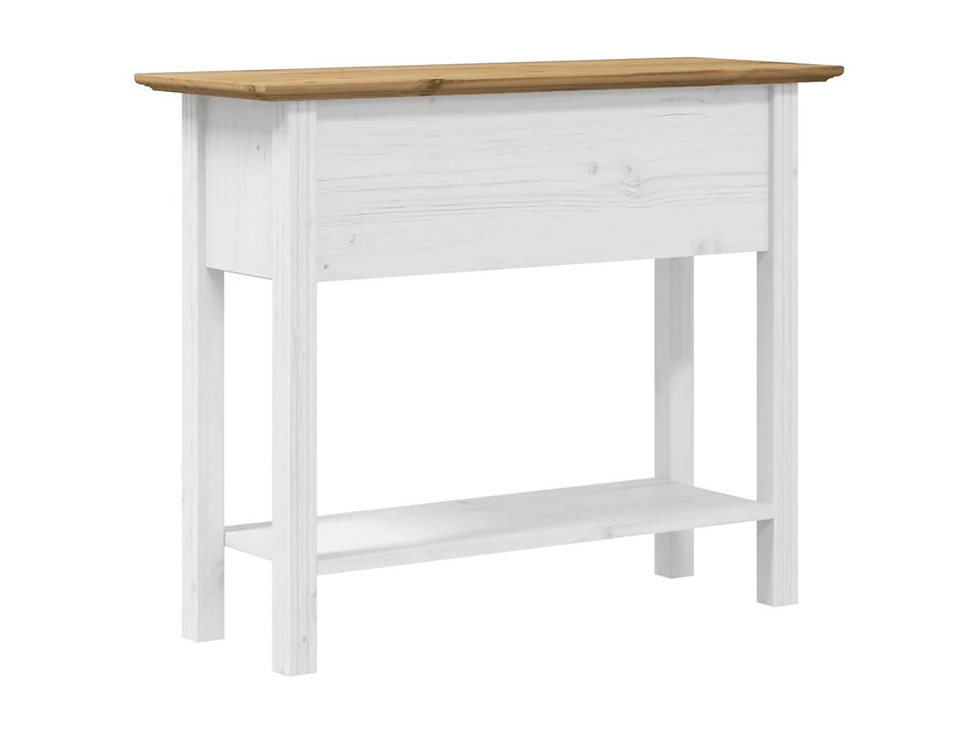 Table console BODO marron 90x34,5x73 bois de pin massif