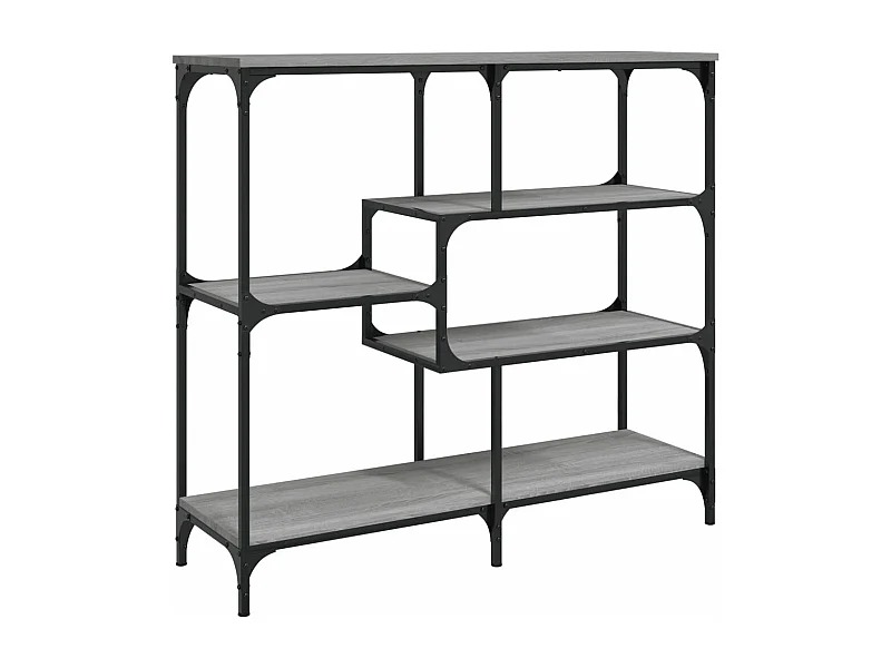 Table console sonoma gris 103x32x95 bois d'ingénierie