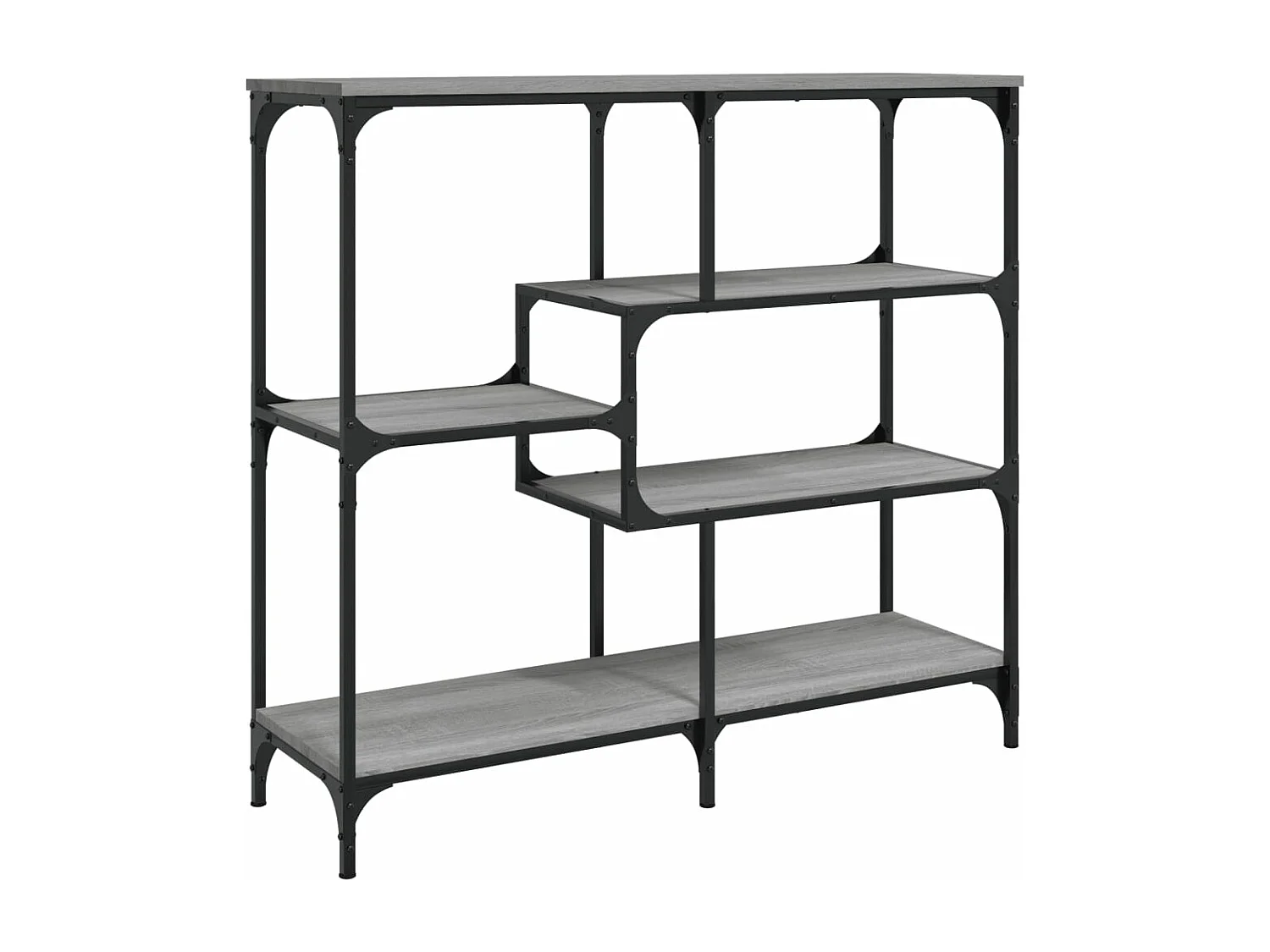 Table console sonoma gris 103x32x95 bois d'ingénierie