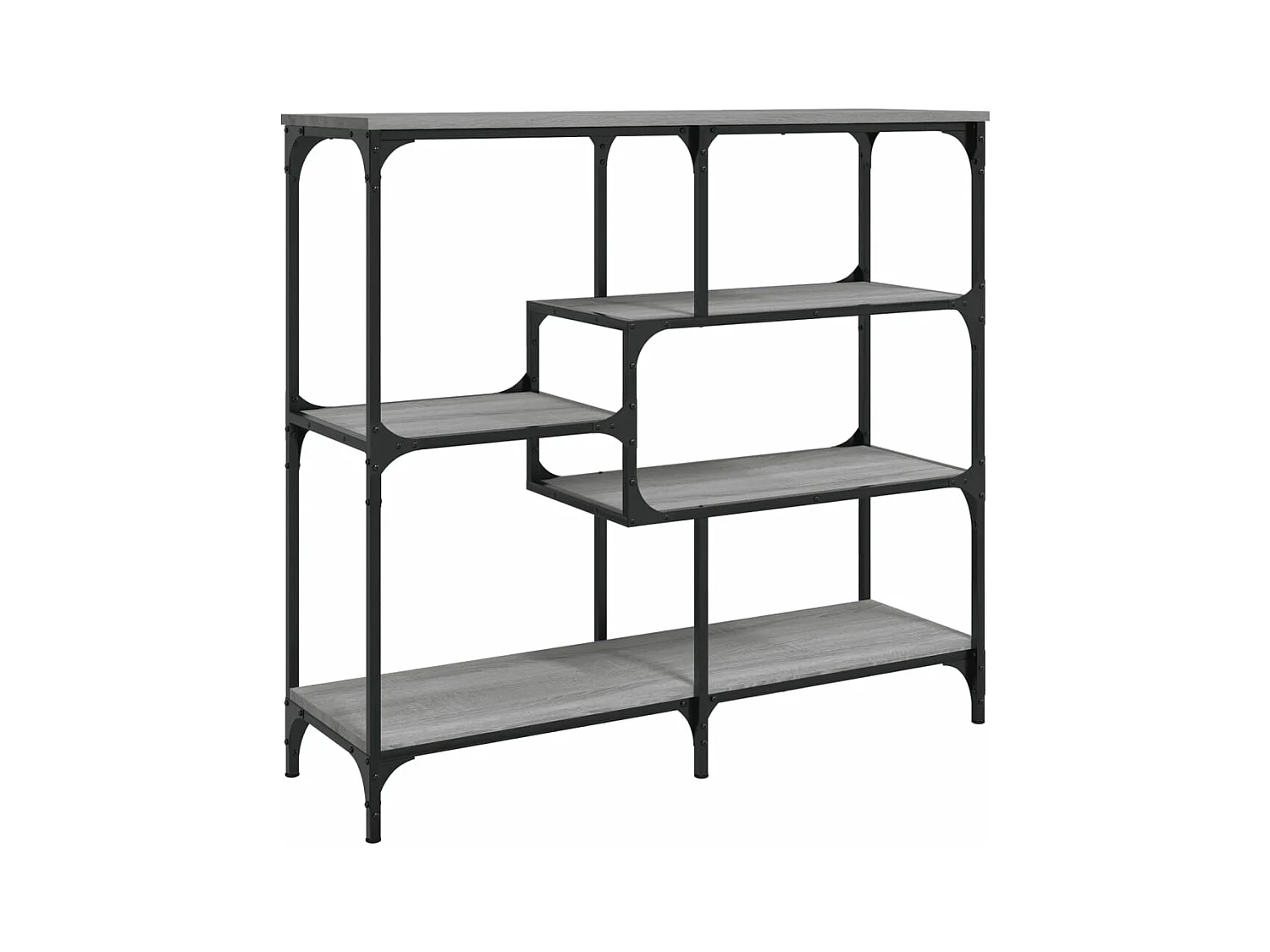 Table console sonoma gris 103x32x95 bois d'ingénierie