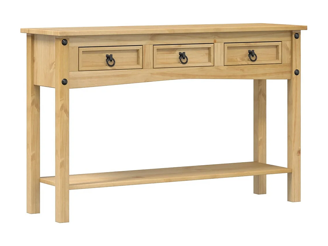 Table console Corona 114x34,5x73 bois de pin massif