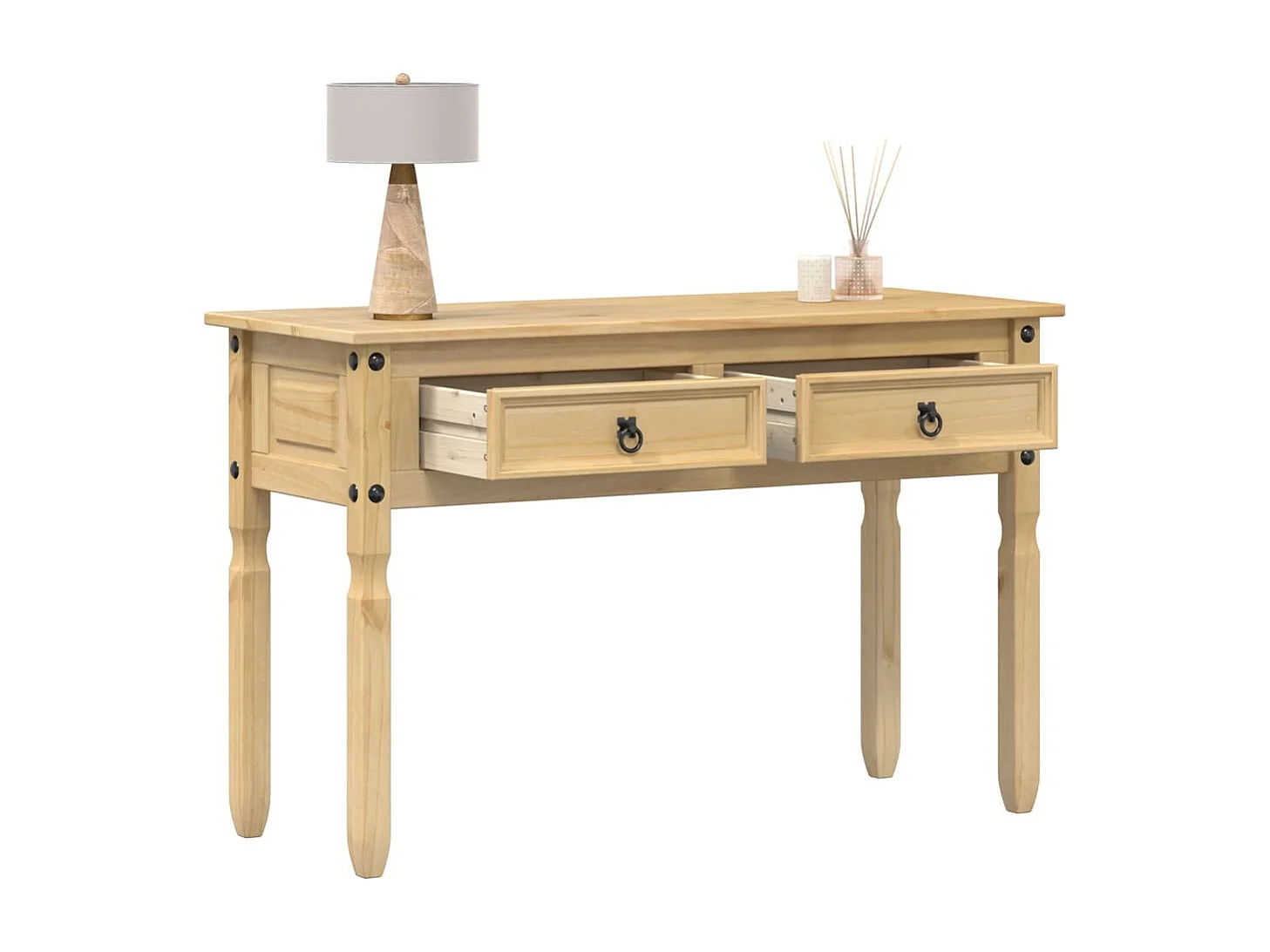 Table console Corona 115x46x73 bois de pin massif