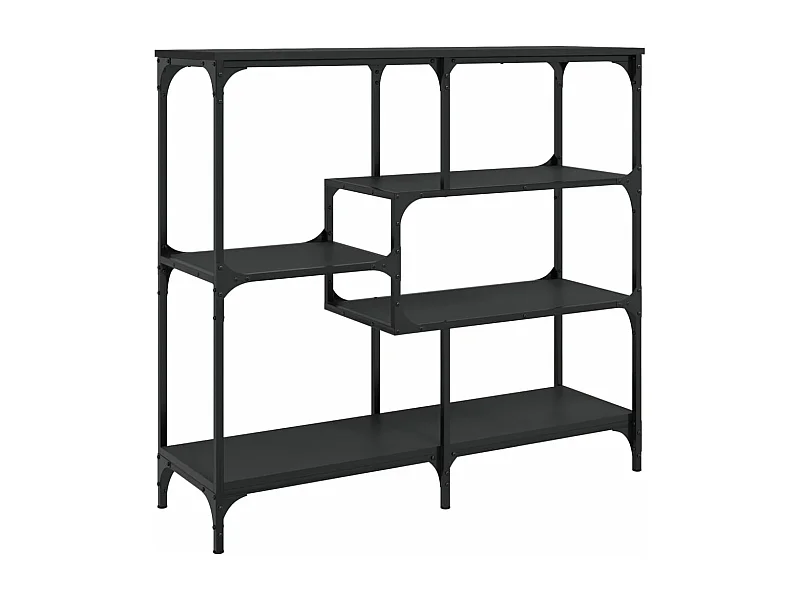 Table console noir 103x32x95 bois d'ingénierie