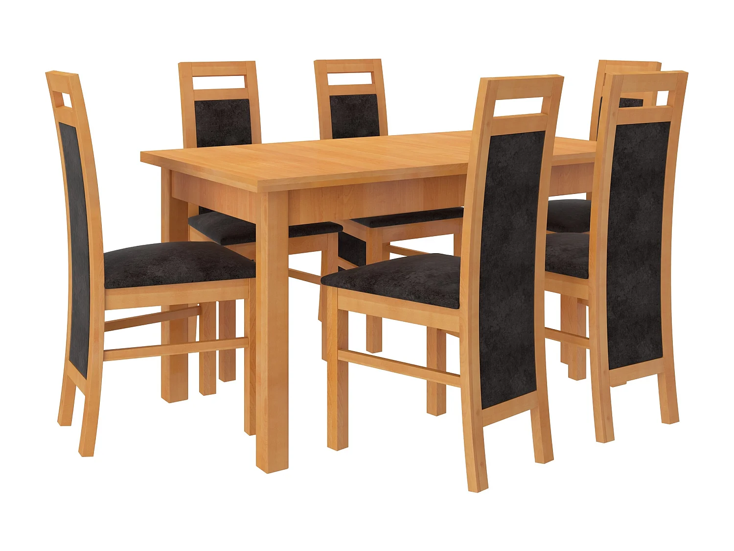 Mouka uitschuifbare tafel 140/180 cm in licht hout