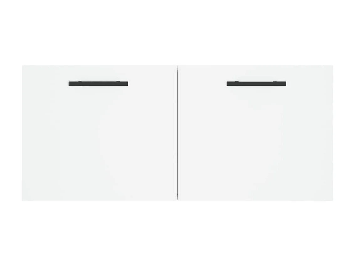 Armoire murale blanc 80x36,5x35 bois d'ingénierie