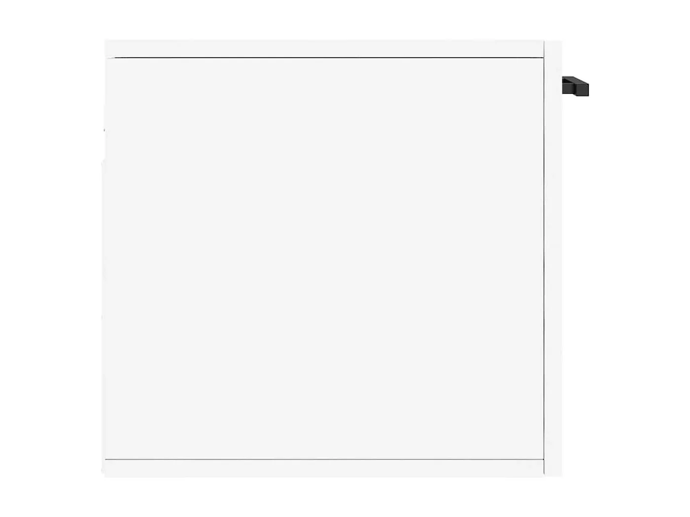 Armoire murale blanc 80x36,5x35 bois d'ingénierie