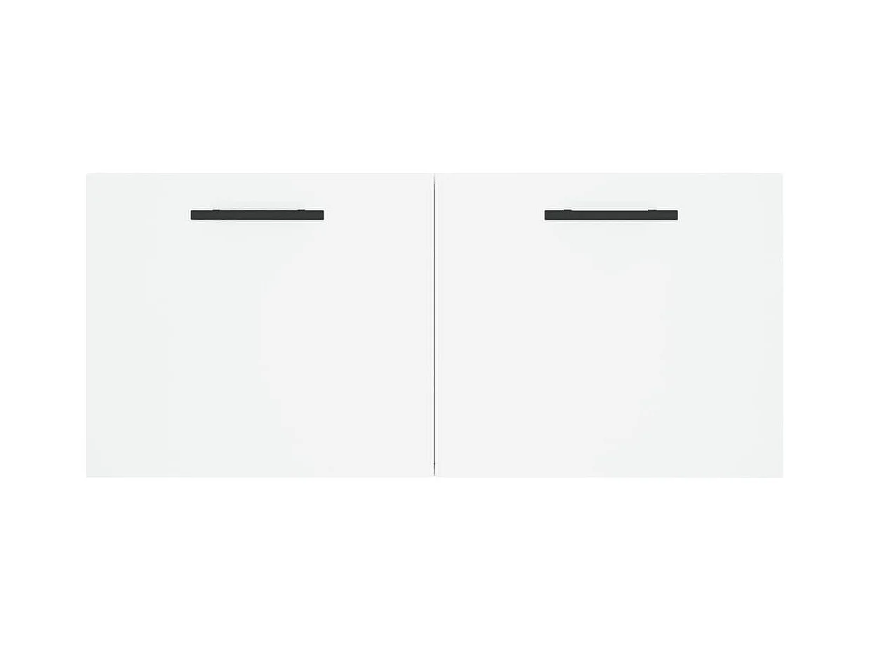 Armoire murale blanc 80x36,5x35 bois d'ingénierie