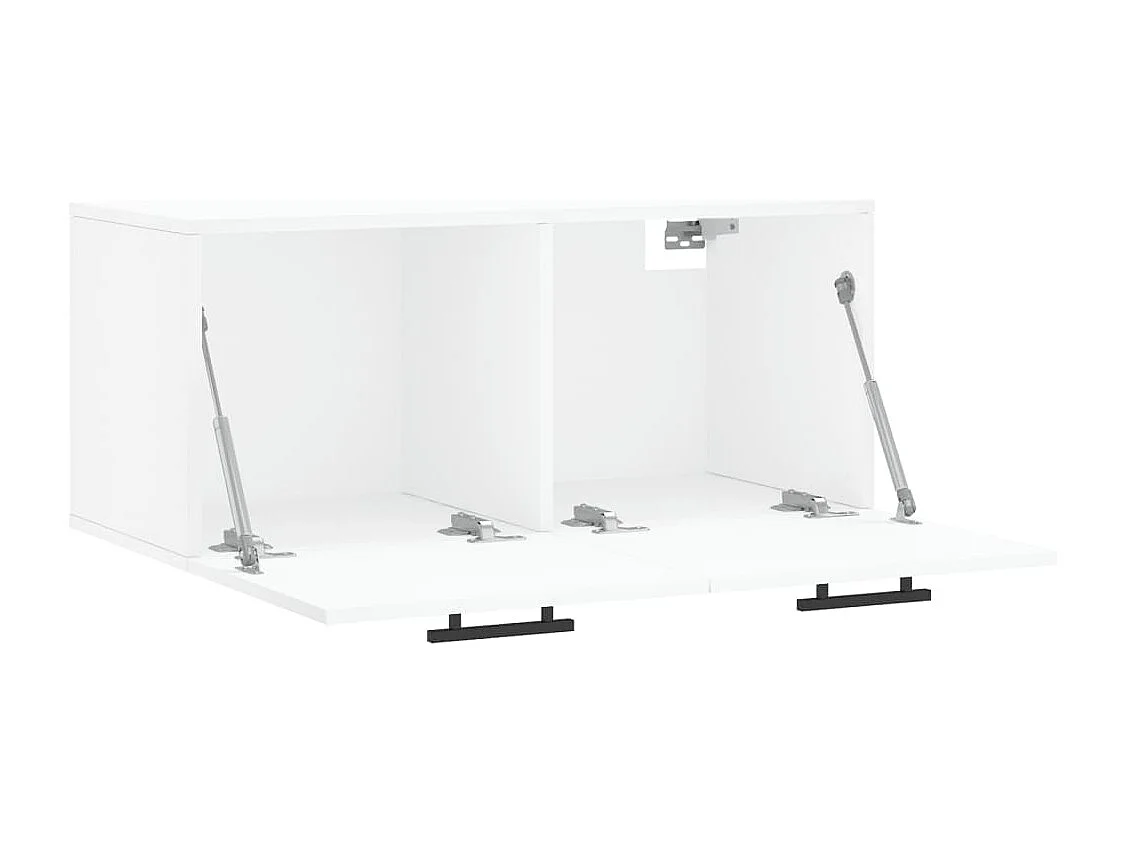 Armoire murale blanc 80x36,5x35 bois d'ingénierie