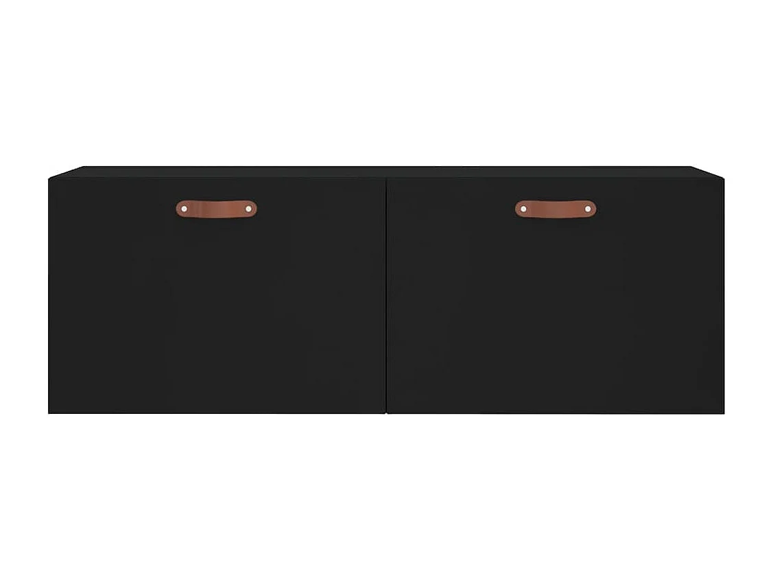 Armoire murale noir 100x36,5x35 bois d'ingénierie