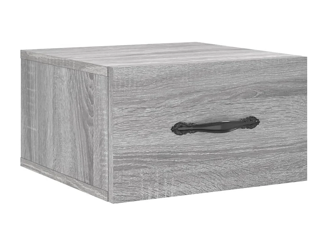 Tables de chevet murales 2 pcs sonoma gris 35x35x20