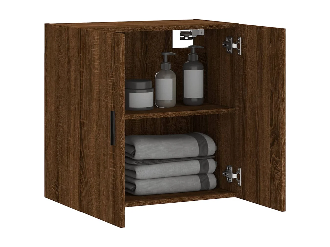 Armoire murale chêne marron 60x31x60 bois d'ingénierie