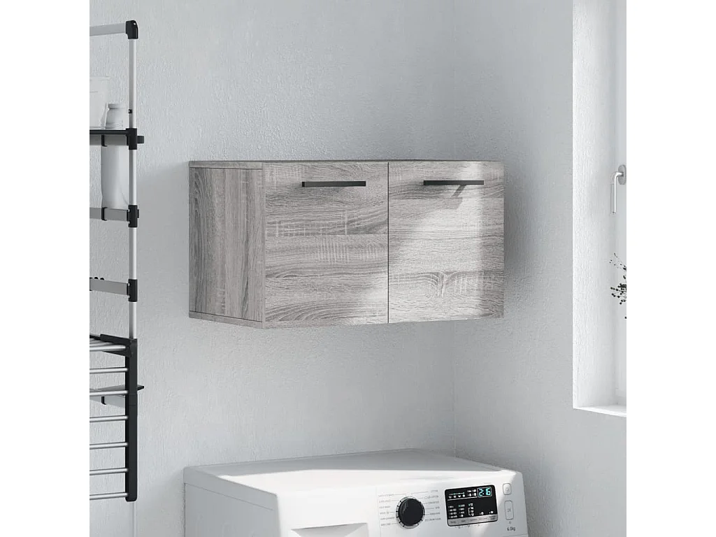 Armoire murale Sonoma gris 60x36,5x35 Bois d'ingénierie