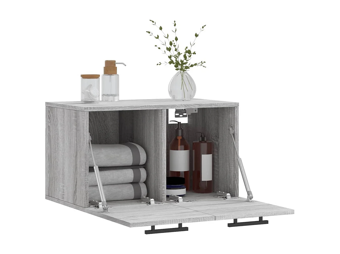 Armoire murale Sonoma gris 60x36,5x35 Bois d'ingénierie