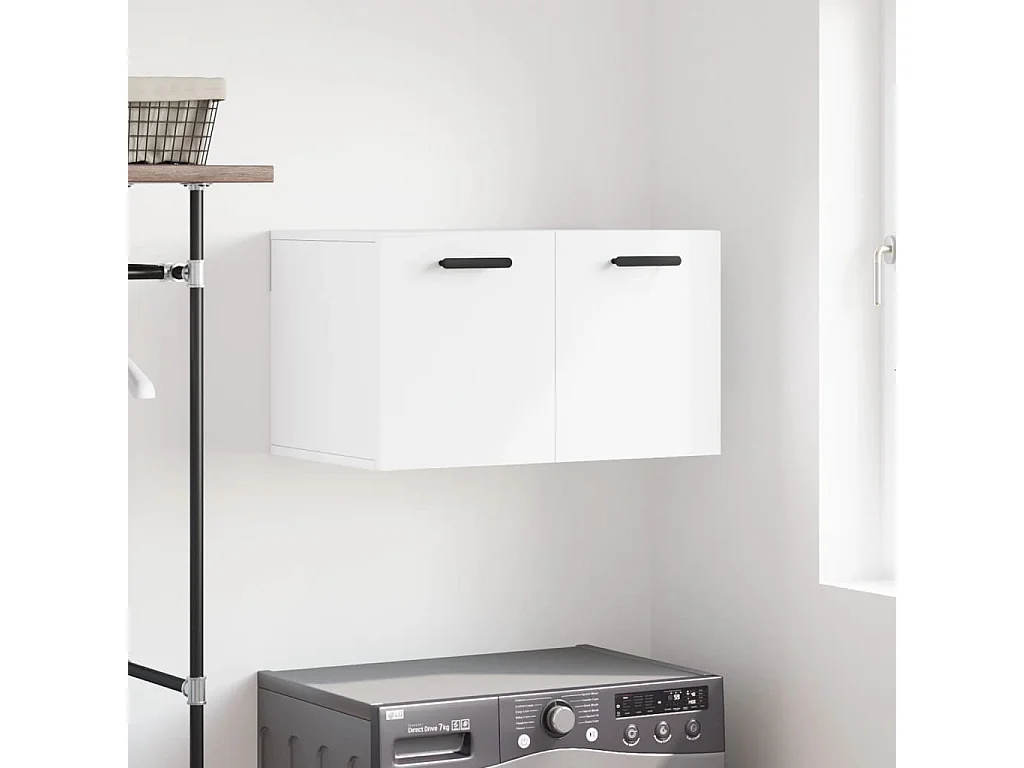 Armoire murale Blanc 60x36,5x35 Bois d'ingénierie