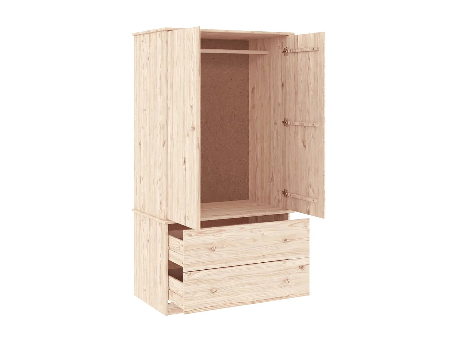 Garde-robe ALTA 90x55x170 bois massif de pin