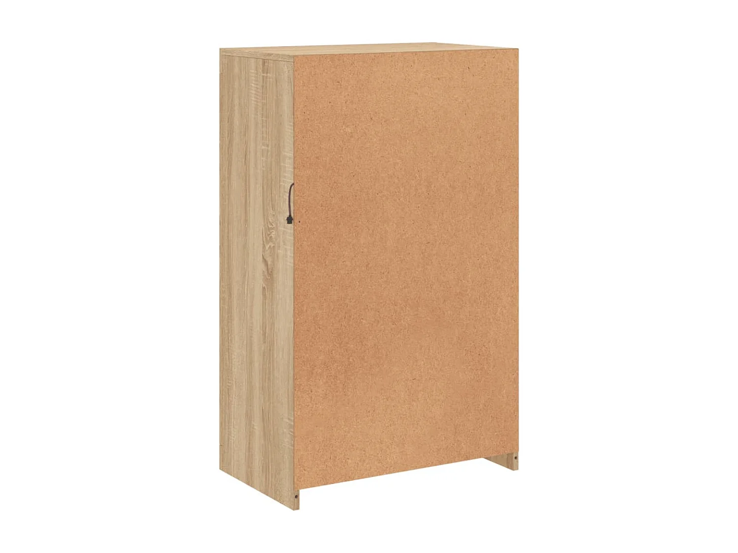 Armoire latérale avec lumières LED chêne sonoma