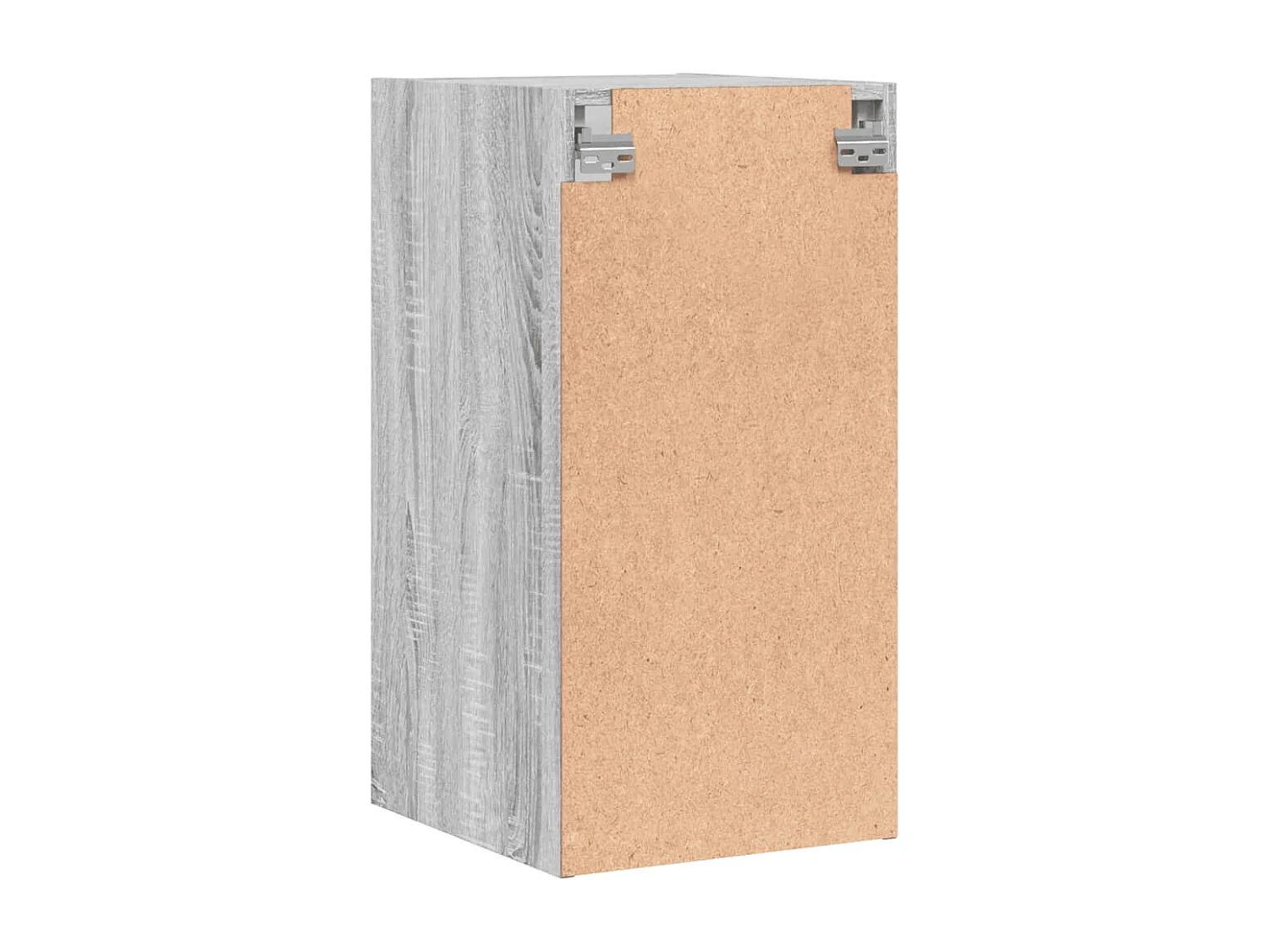Armoire murale avec portes en verre sonoma gris 35x37x68,5